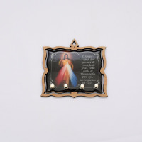 Adorno/Porta Chave MDF Jesus Misericordi..