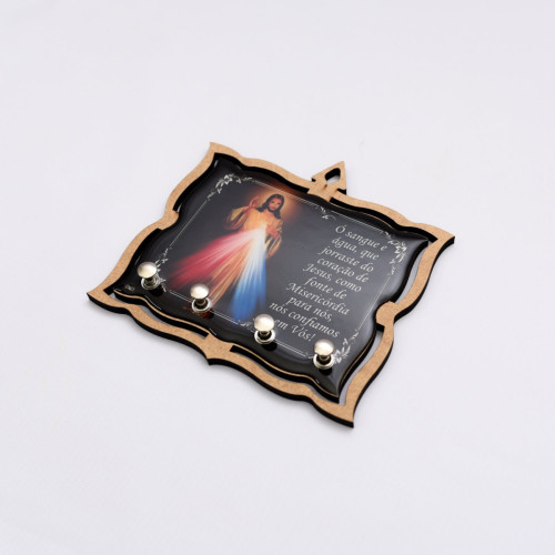 Adorno/Porta Chave MDF Jesus Misericordioso Adorno/Porta Chave MDF Jesus Misericordioso