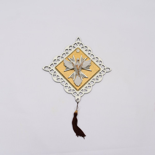 Adorno Espírito Santo Luxo Dourado Adorno Espírito Santo Luxo Dourado