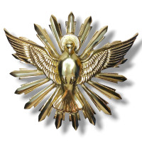 Aplique Espírito Santo Bronze..