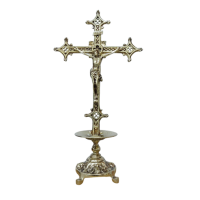 Crucifixo Bronze Pé Anjo ..