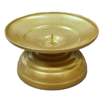 Castiçal Alumínio Dourado..