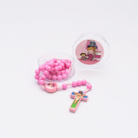 Terço Infantil Rosa Menina..