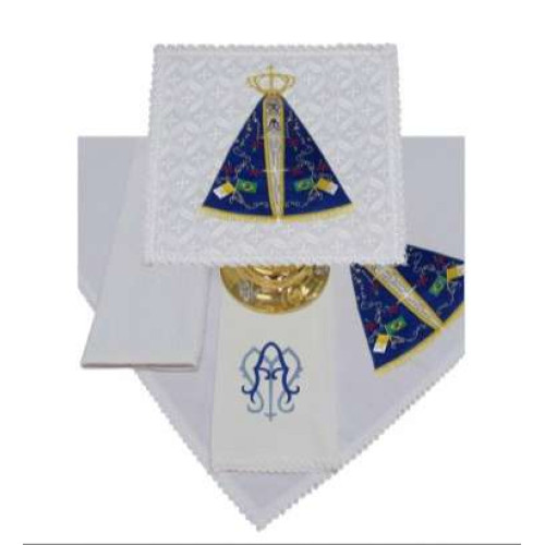 Alfaia Nossa Senhora Aparecida Branca