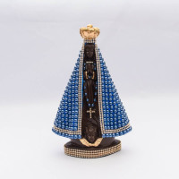 Imagem Gesso Artesanal Aparecida Pérola ..