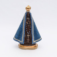 Imagem Gesso Artesanal Aparecida Pérola ..