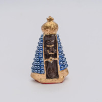 Imagem Gesso Artesanal Aparecida Pérola ..