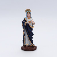 Imagem Resina Nacional Coração de Maria ..