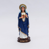 Imagem Resina Nacional Coração de Maria ..