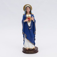Imagem Resina Nacional Coração de Maria ..