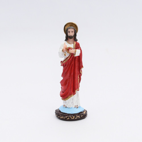 Imagem Resina Nacional Coração de Jesus 12cm