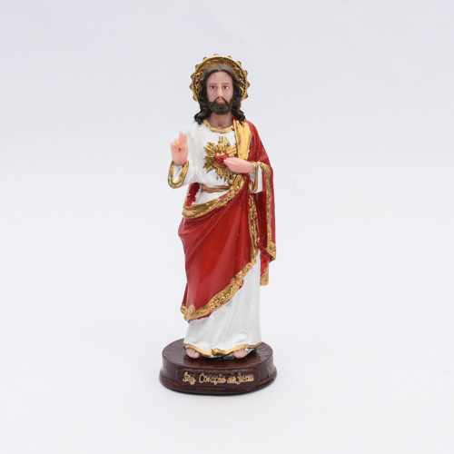 Imagem Resina Nacional Coração de Jesus 15cm