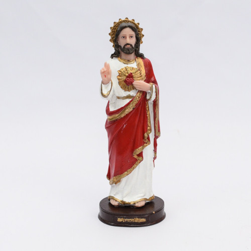 Imagem Resina Nacional Coração de Jesus 20cm